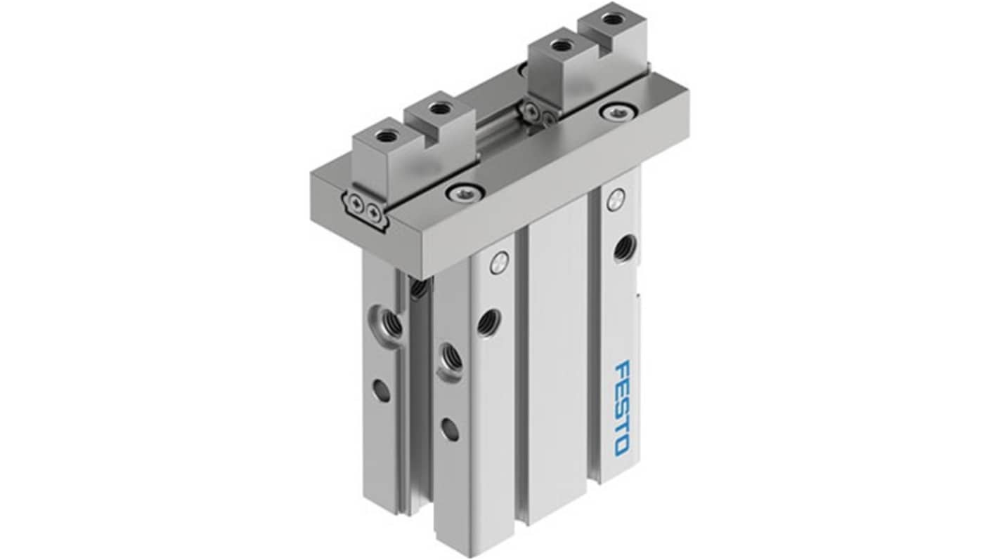 Festo 2 Finger Double Action Pneumatic Gripper, DHPC-L-20-A-S-2, Parallel Gripping Type