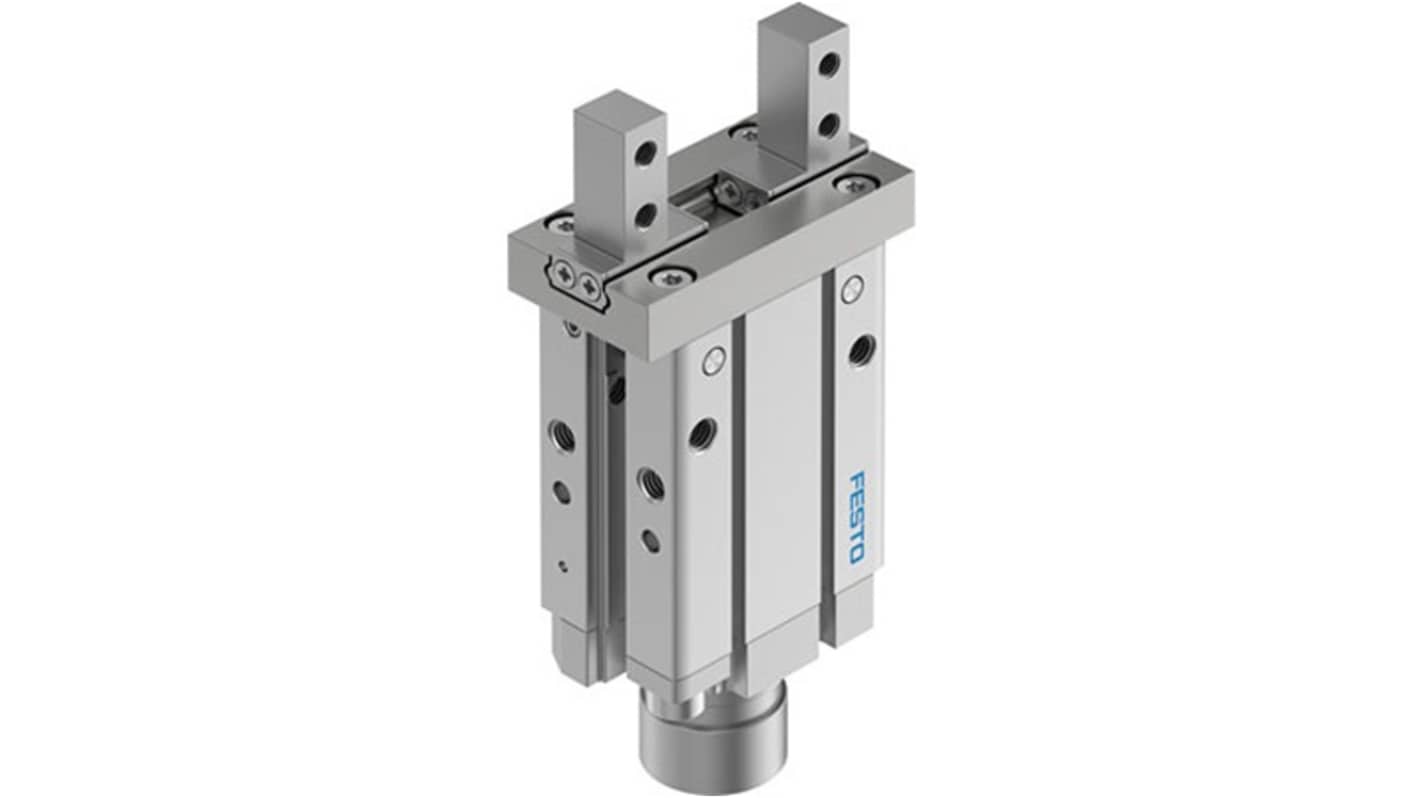 Festo 2 Finger Double Action Pneumatic Gripper, DHPC-L-25-A-S-1, Parallel Gripping Type