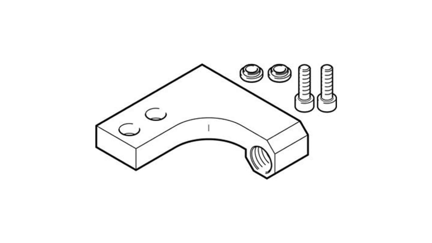 Festo Shock Absorber Retainer DADP-ES-G6-25, For Use With Cusioning Components