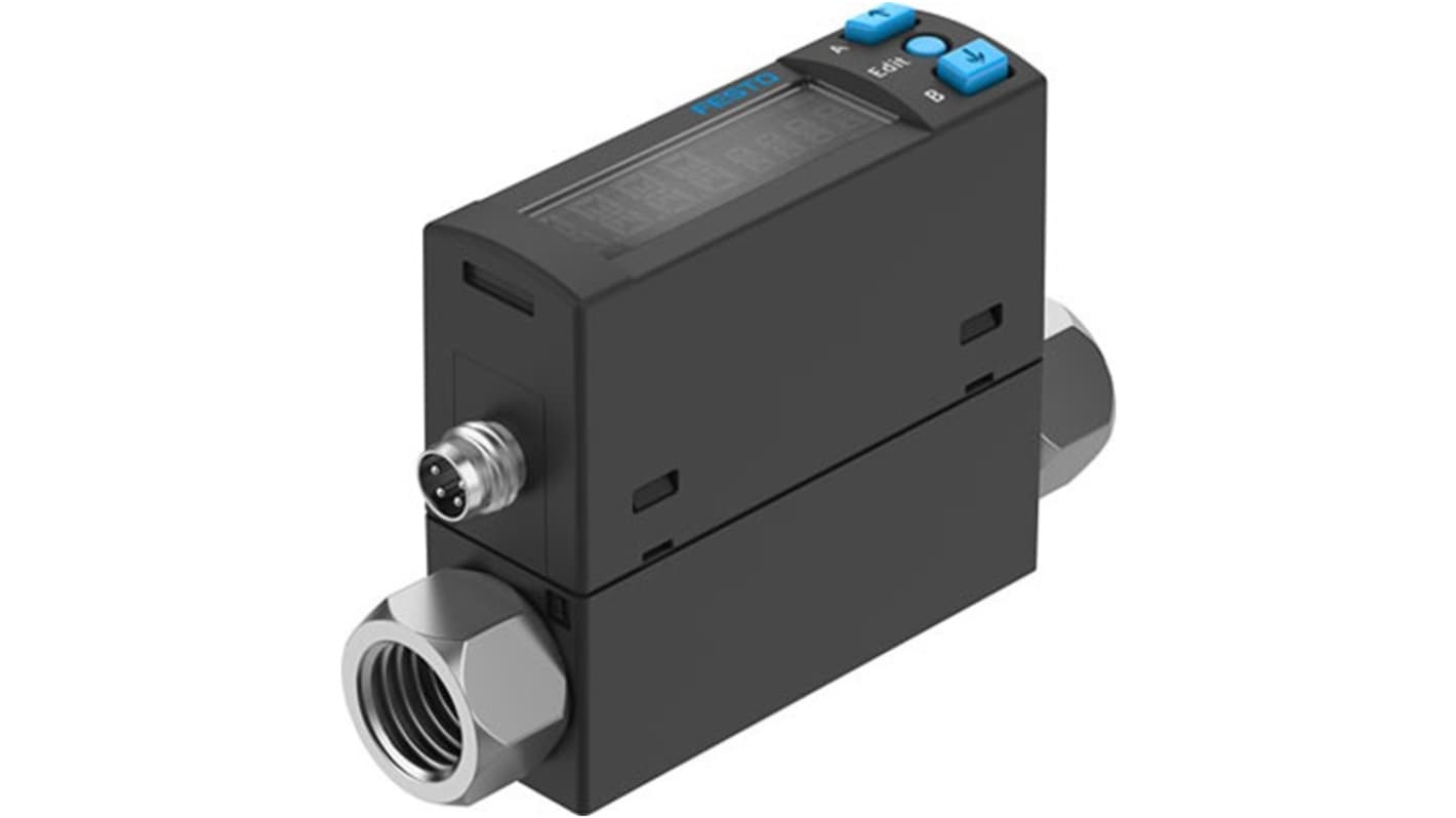 Festo SFAH Series Flow Rate Measurement Flow Sensor, 2 L/min Min, 100 L/min Max