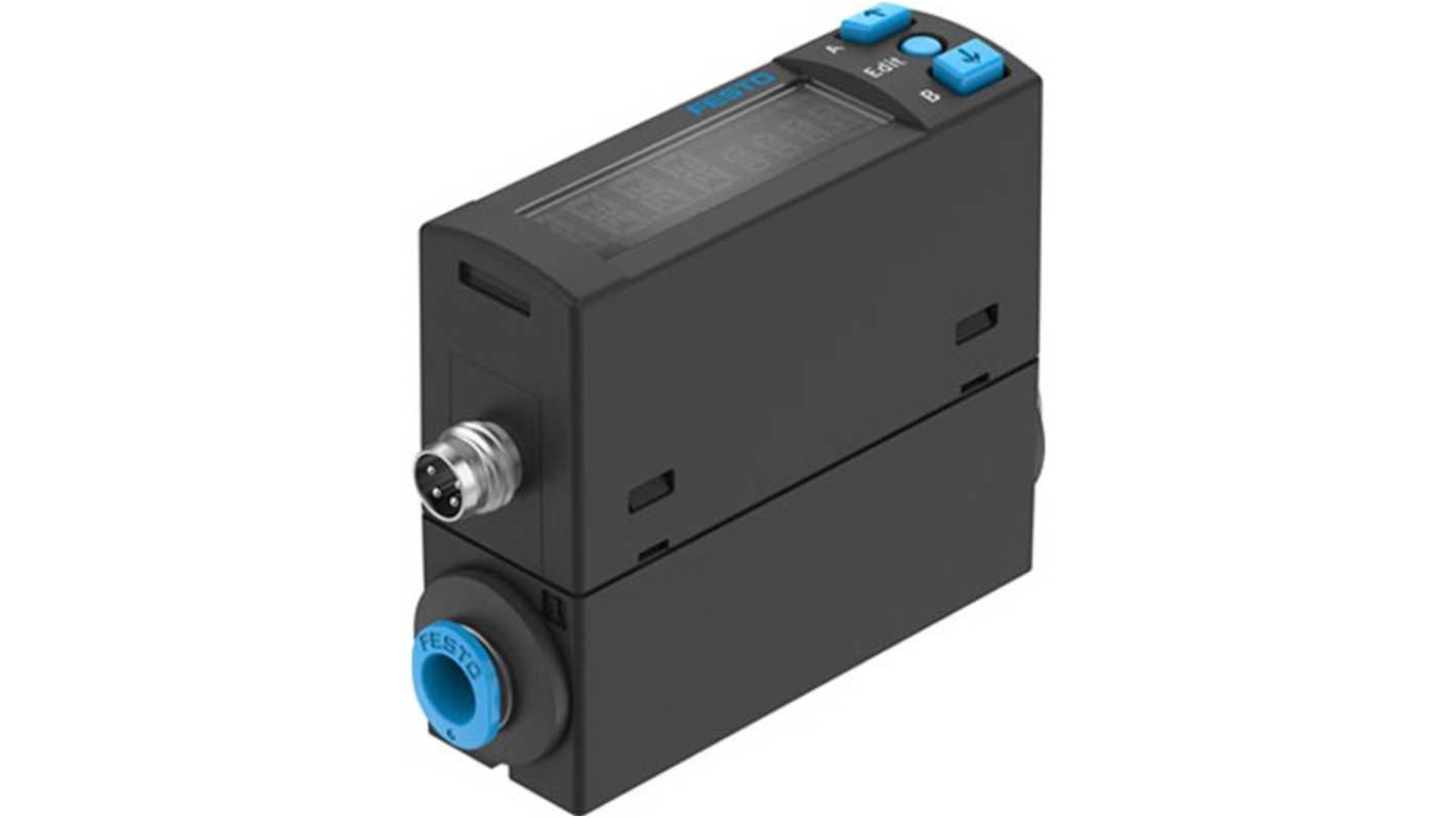 Festo SFAH Series Flow Rate Measurement Flow Sensor, 0.02 L/min Min, 1 L/min Max