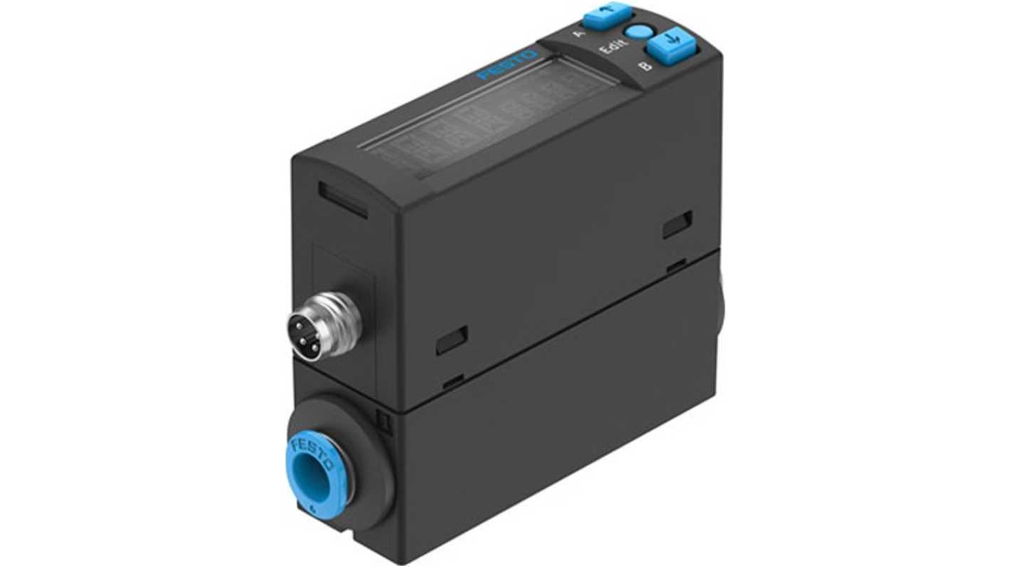 Festo SFAH Series Flow Rate Measurement Flow Sensor, 4 L/min Min, 200 L/min Max