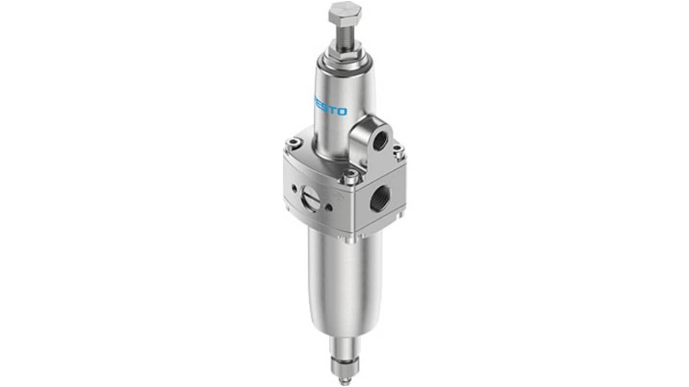 Festo PCRP Filter Regulator, 40μm, G 1/2, Manual, 20 bar, PCRP-44-G12-12-E-R1-M-T19