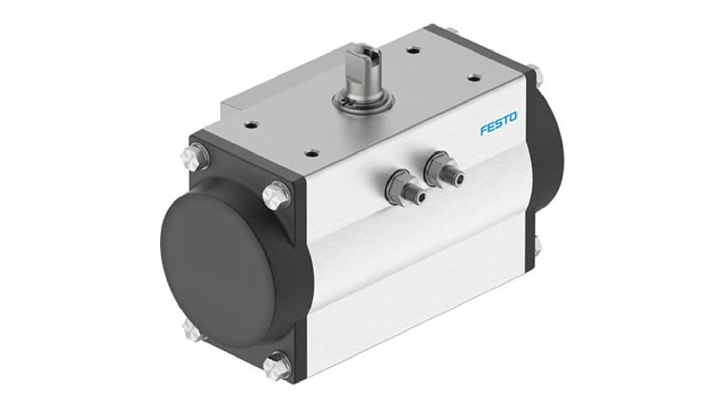 Festo DFPD Series 8 bar Single Action Pneumatic Rotary Actuator, 90° Rotary Angle