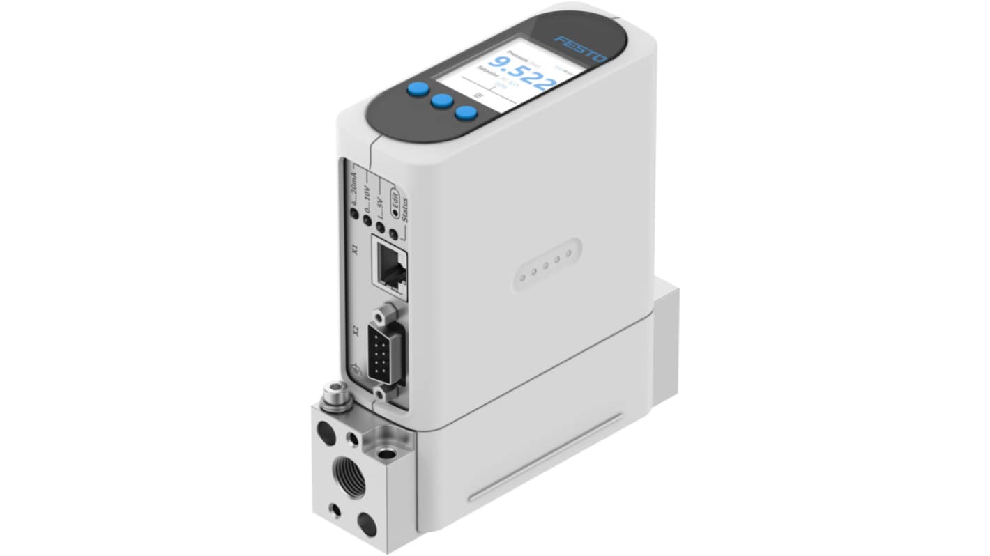 Festo Manual Pneumatic Relay Pneumatic Manual Control Valve VEMD Series, G 1/4, 1/4in, VEMD-L-6-60-200-D9-G14-5YMPM1D-VA