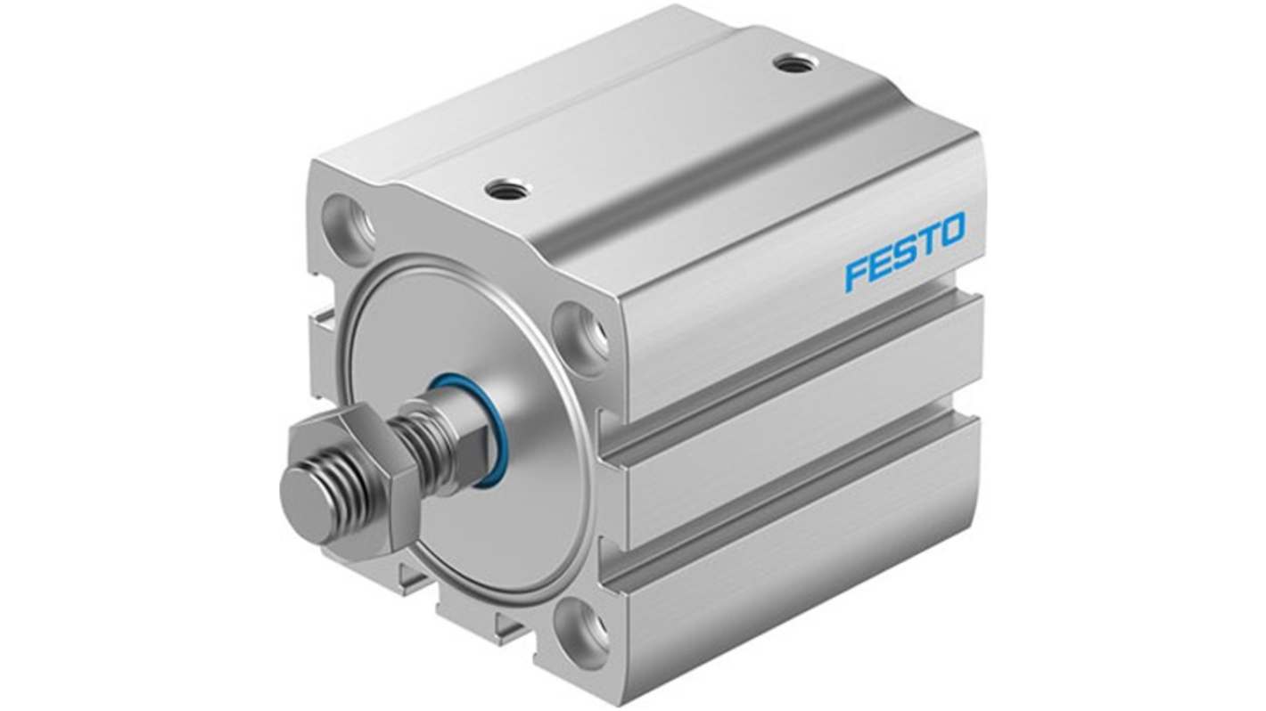 Festo Pneumatic Compact Cylinder - ADN-S-40-45-A-P-A-F1A, 40mm Bore, 45mm Stroke, ADN Series, Double Acting