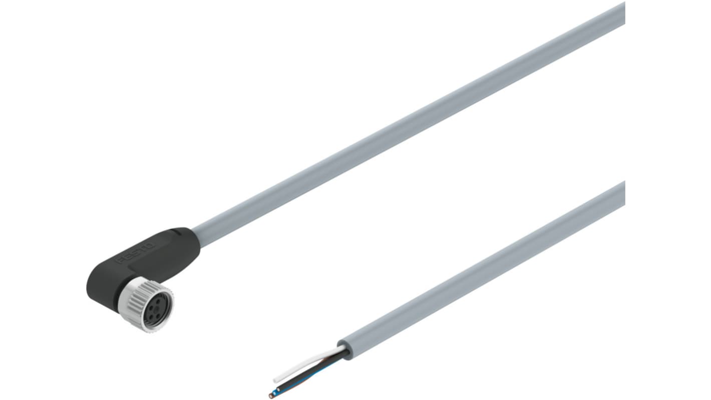 Kabel do siłownika/czujnika Złącze A M8 liczba rdzeni 4 długość 2.5m Rodzaj A Męskie