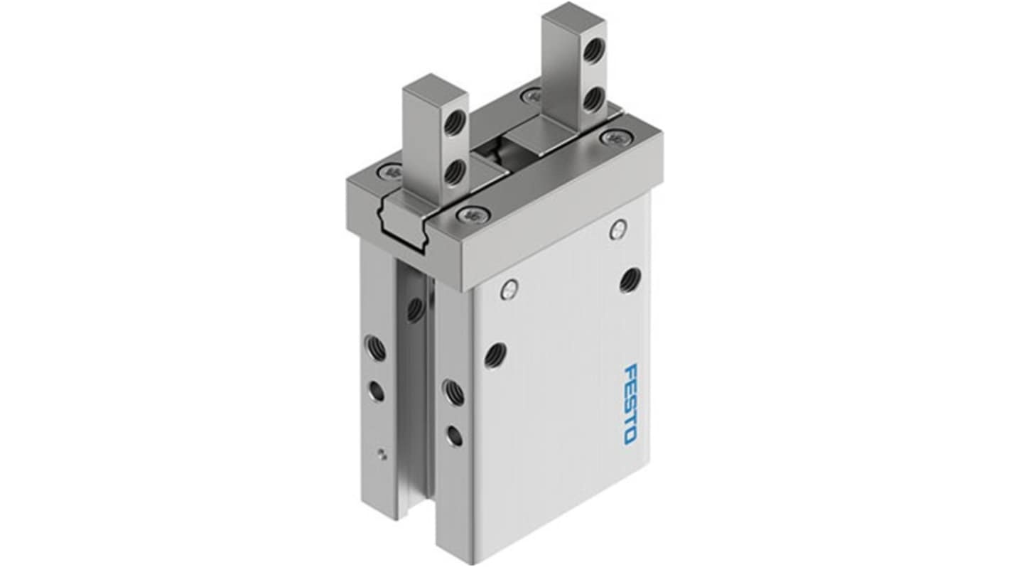 Festo 2 Finger Double Action Pneumatic Gripper, DHPC-10-A-B-1, Parallel Gripping Type