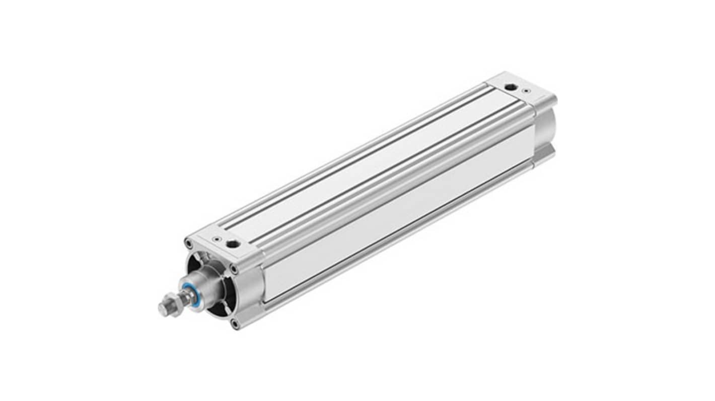Festo Pneumatic Piston Rod Cylinder - DSBC-100-500-D3-PPVA-N3, 100mm Bore, 500mm Stroke, DSBC Series, Double Acting
