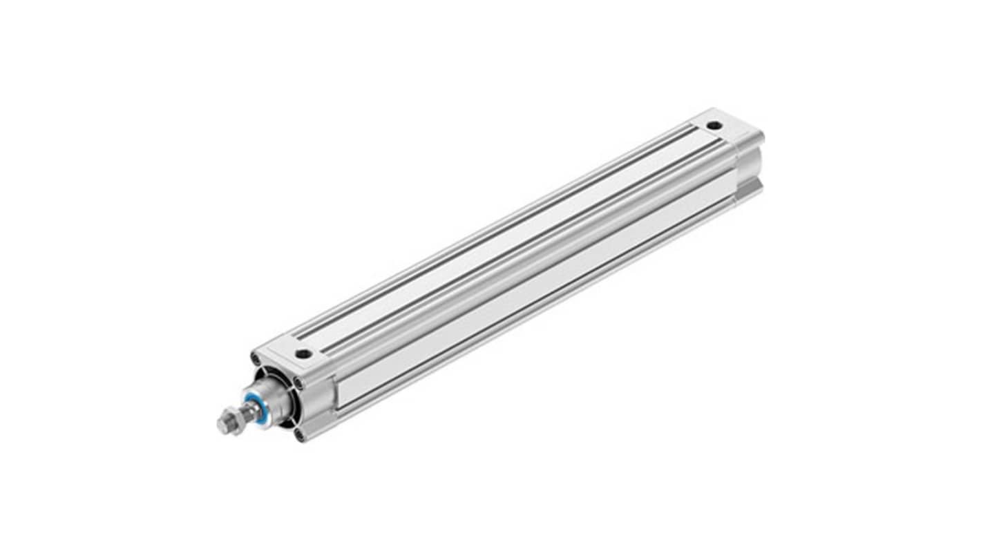 Festo Pneumatic Piston Rod Cylinder - DSBC-63-500-D3-PPSA-N3, 63mm Bore, 500mm Stroke, DSBC Series, Double Acting