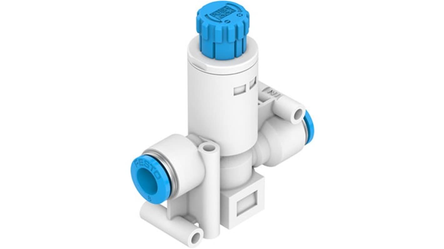 Festo QS-8 Regulator -, 8bar max. input, VRPA-C-Q8-E