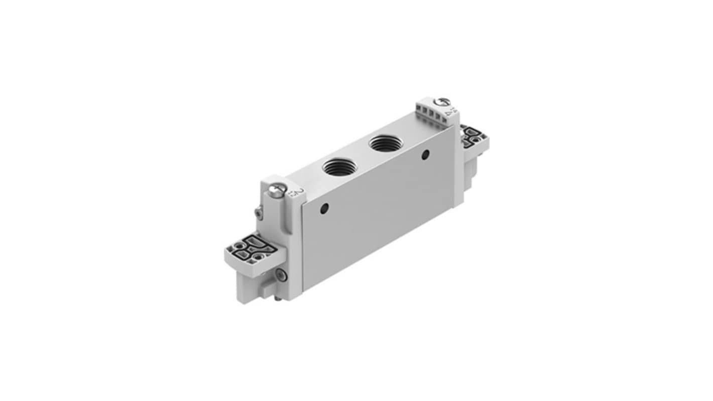 Festo 2x3/2-Way, Monostable, Open/Closed Pneumatic Solenoid Valve - Electrical G 1/4 VUVG Series