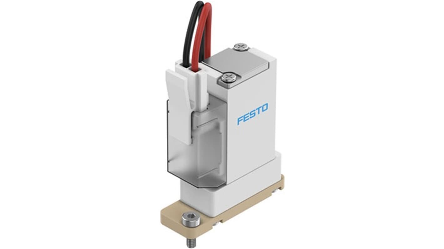 Festo 2/2 - Way, Closed, Monostable Solenoid Valve - Electrical VYKB Series 12V dc