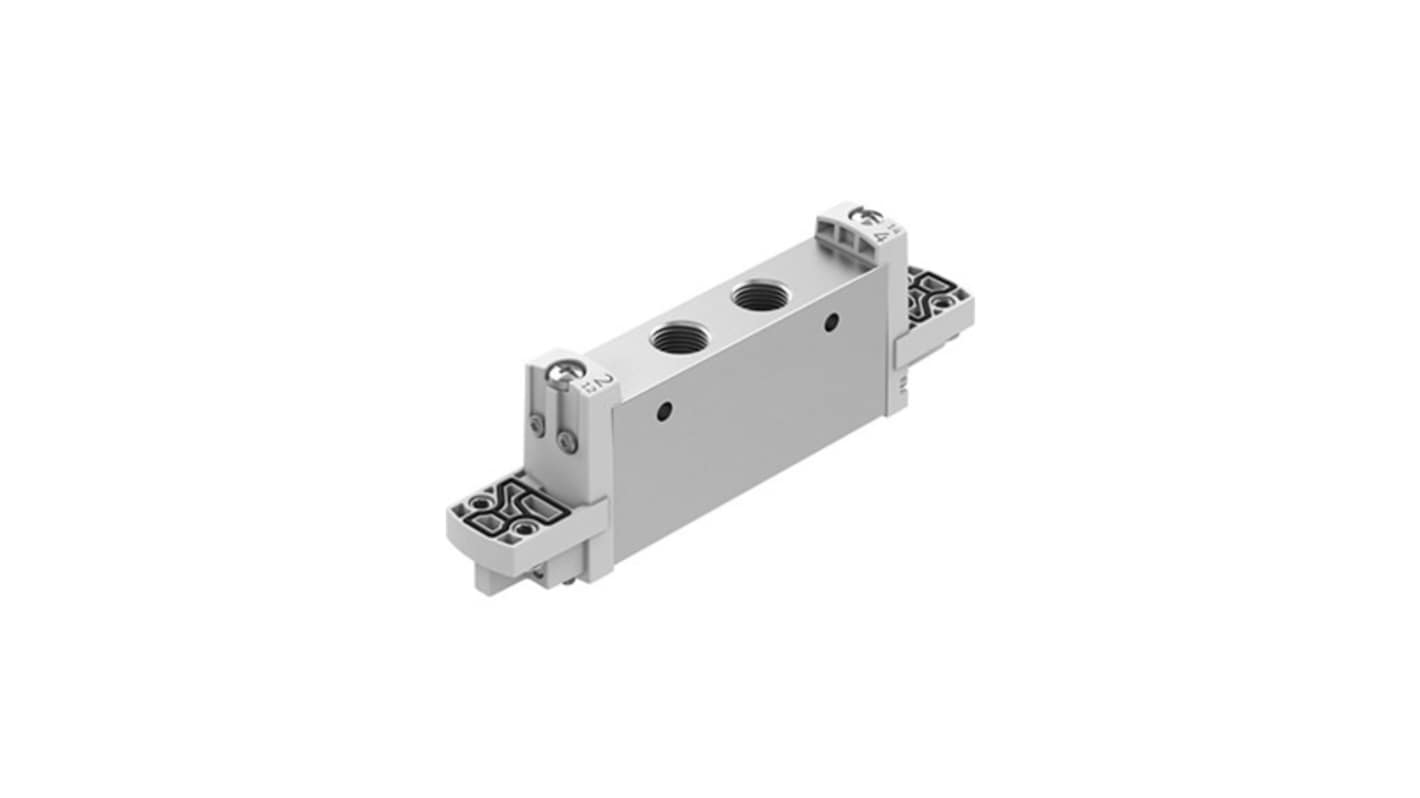 Festo 2x3/2-Way, Monostable, Open Pneumatic Solenoid Valve - Electrical G 1/8 VUVG Series