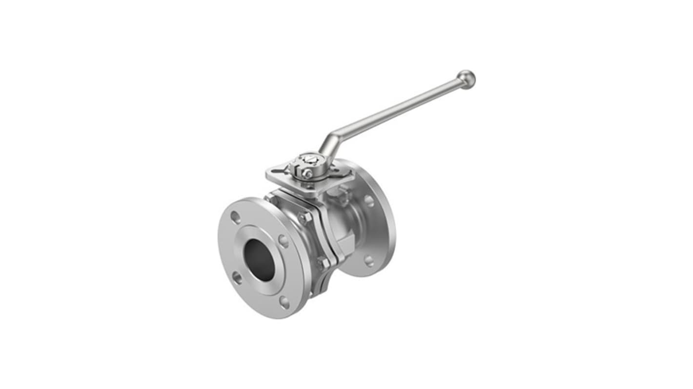 Festo Stainless Steel Ball Valve, Ball Valve, Flanged, 64mm, 20bar Operating Pressure