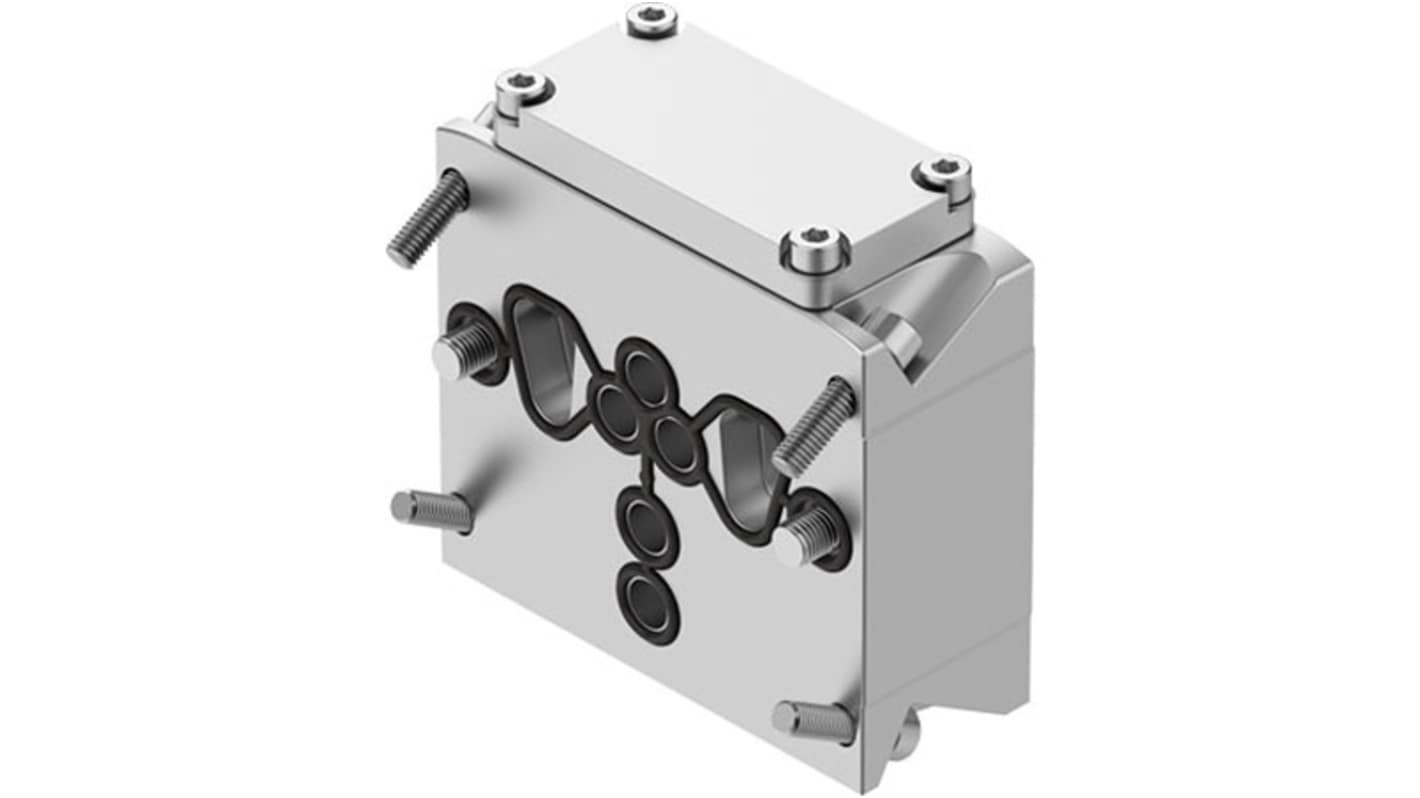 Festo Manual Pneumatic Relay Pneumatic Manual Control Valve VOGI Series, G 1/2, 1/2in, VOGI-F100FS-T32H-M-F90