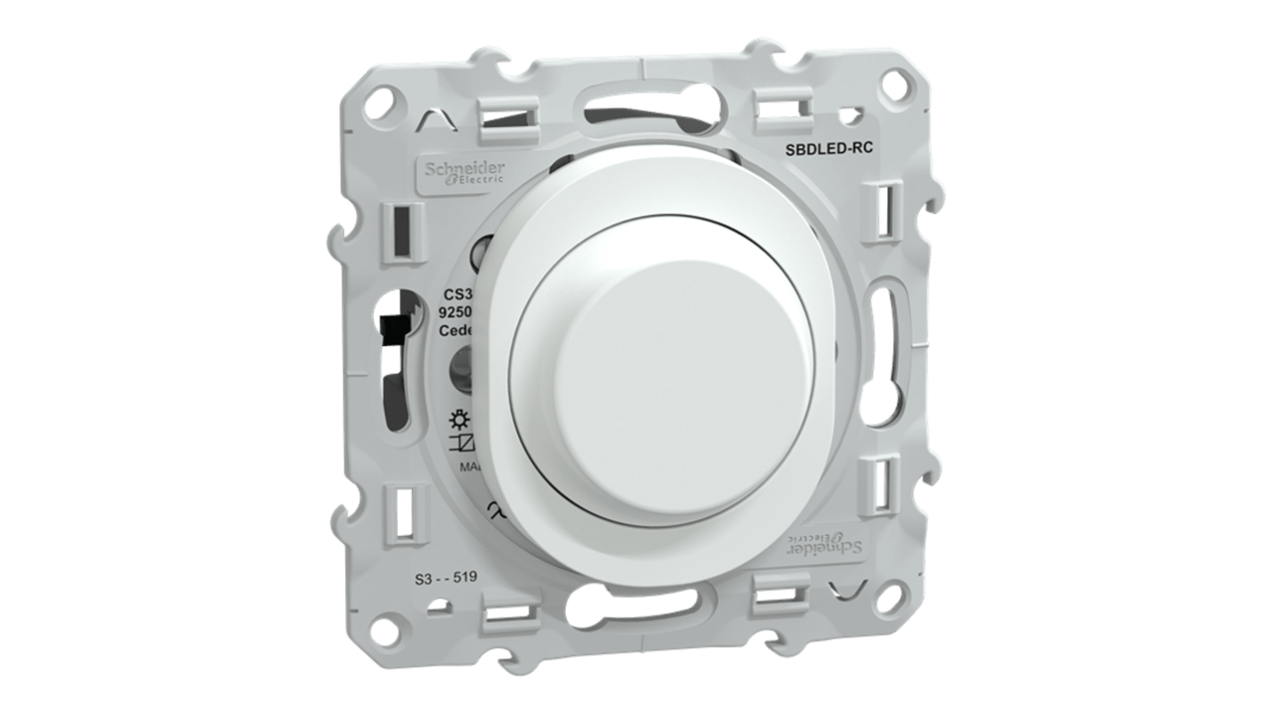 Schneider Electric 按钮调光开关, 最大0.4W, 230V, 1位, 1路