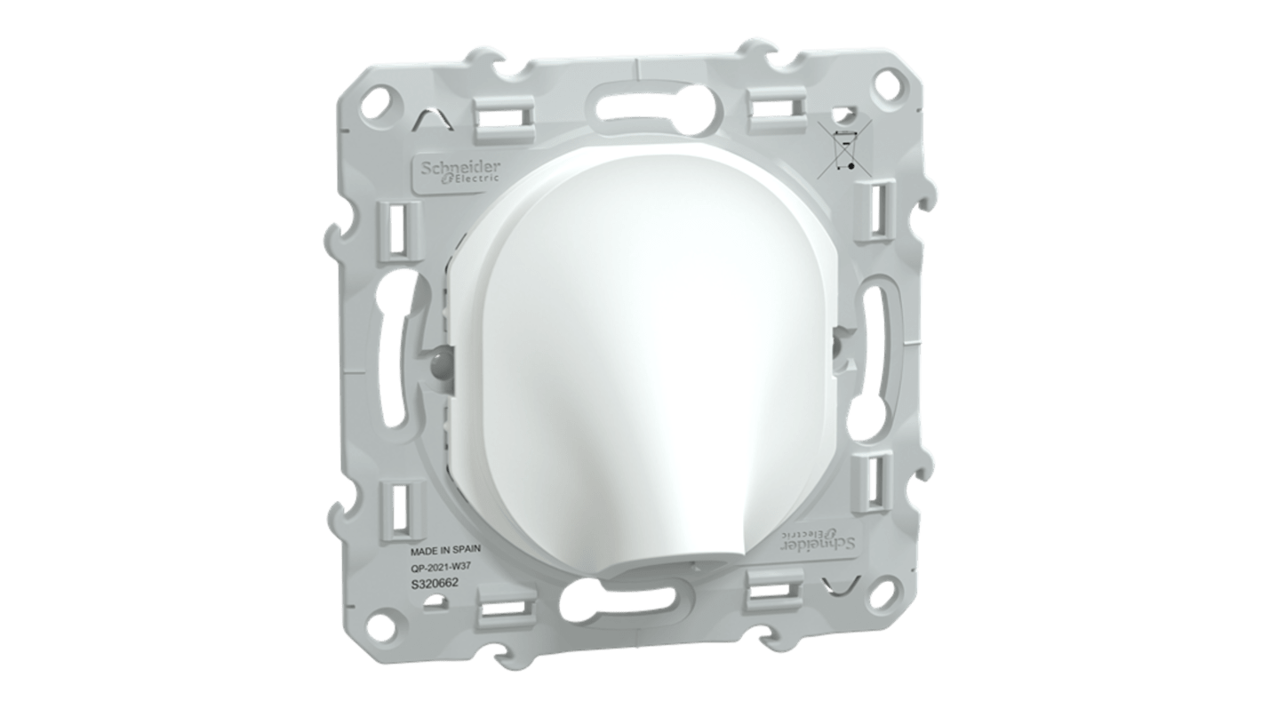 Schneider Electric S320 Series Push Button Switch, Flush Mount, 24V, IP2X