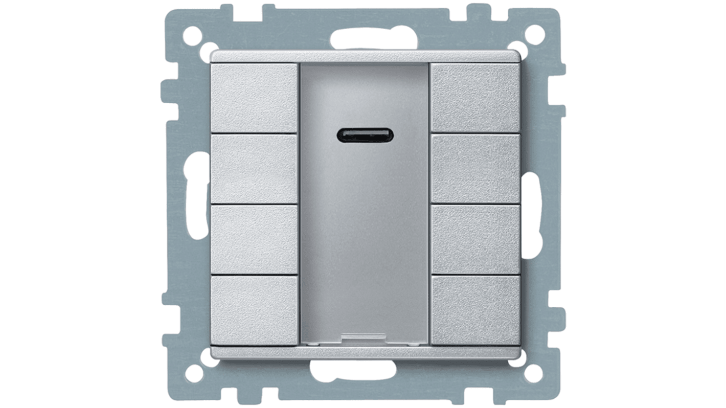 Schneider Electric MTN6 Series Push Button Switch, Push to Make, Flush Mount, IP20