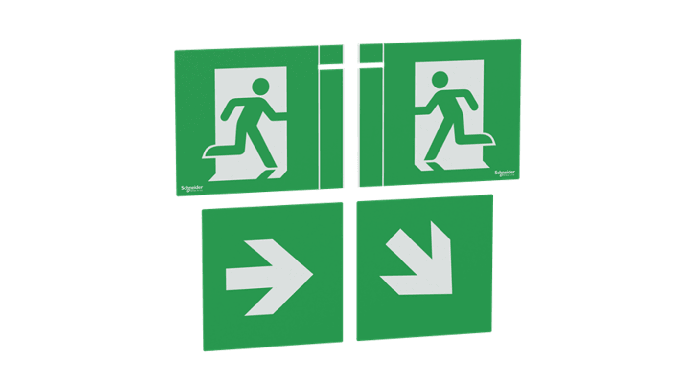 Schneider Electric Green, White Safety Labels, None-Text 118 mm x 100mm