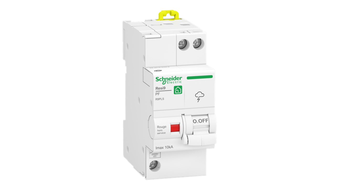 Schneider Electric Surge Arrester, 10kA, 230V ac, Clip-On Mount