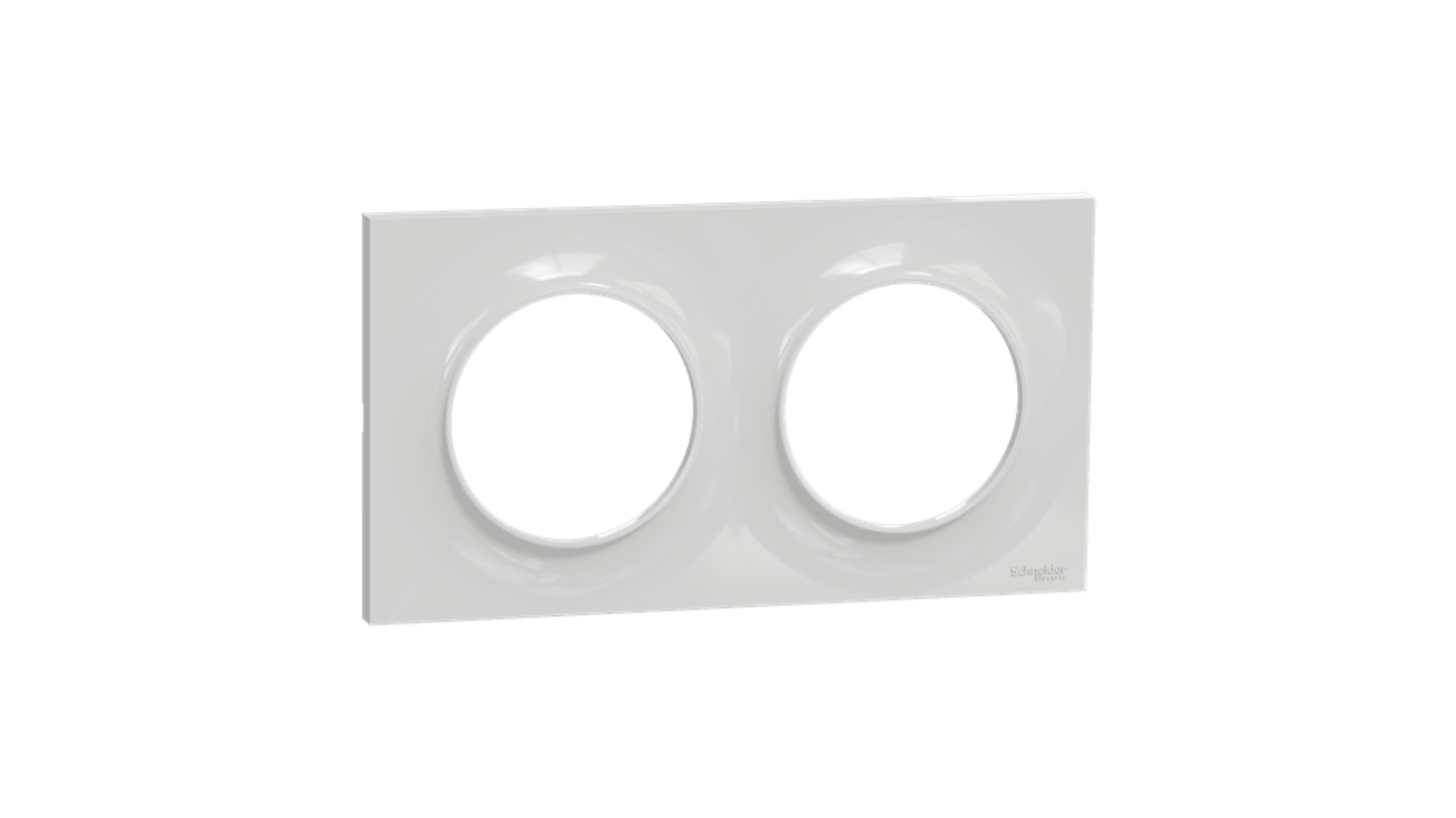 Schneider Electric Grey 2 Gang Cover Plate