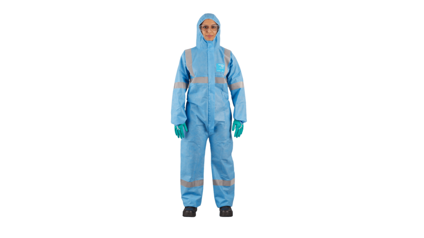 Ansell Blue Coverall, EN 1073-2, EN 1149-5, EN 14126, L