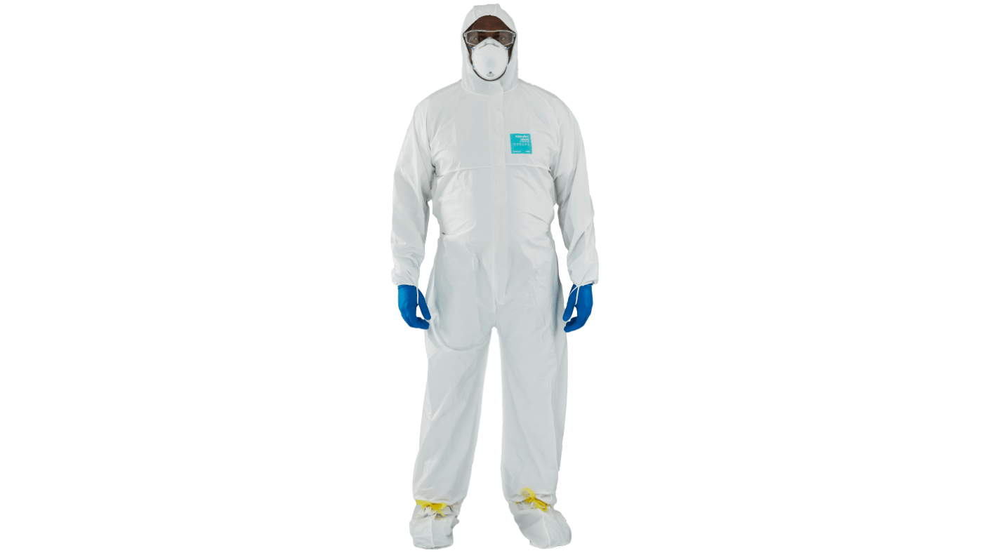 Ansell White Coverall, EN 1073-2, EN 1149-5, EN 14126, XXXXXL