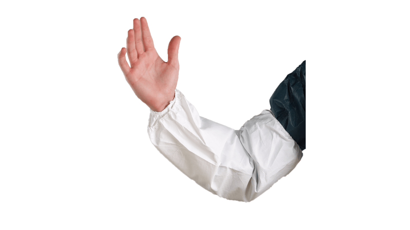 Ansell White Coverall, EN 1073-2, EN 1149-5, EN 14126, One Size