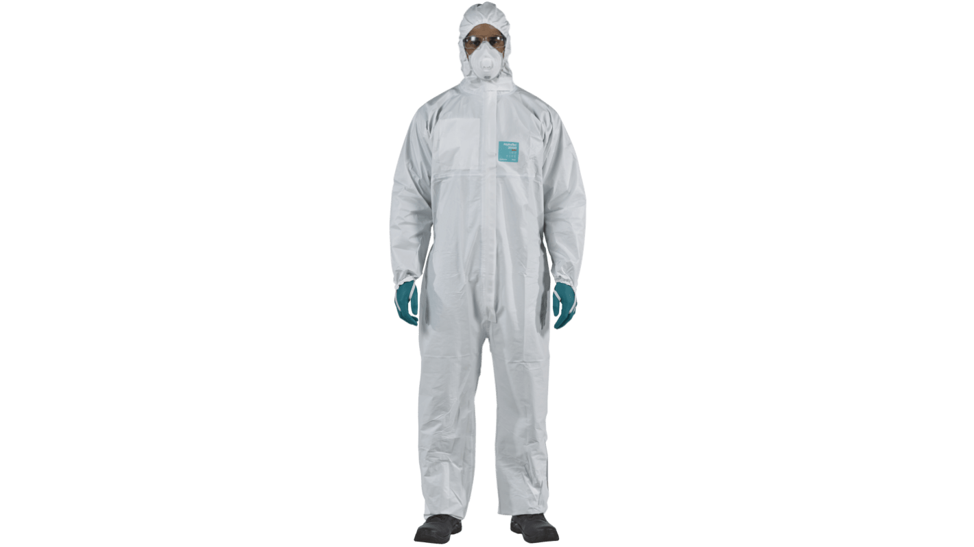 Ansell White Coverall, EN 1073-2, EN 1149-5, EN 14126, M