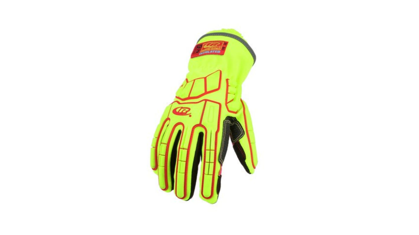 Ansell Ringers R-176 Black/Red HPPE Cut Resistant, Impact Protection Waterproof Gloves, Size 10, PVC Coating