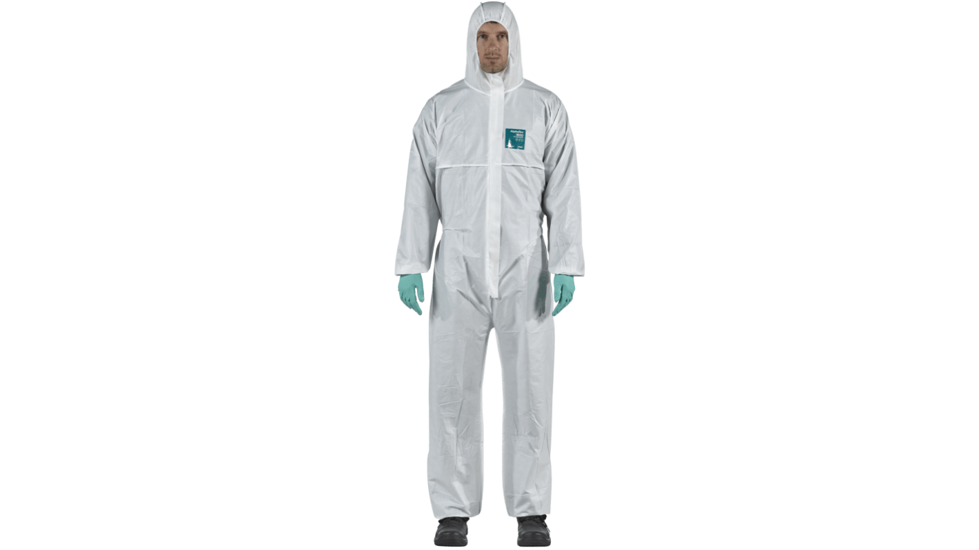 Ansell White Coverall, EN 1073-2, EN 1149-5, EN 14126, M
