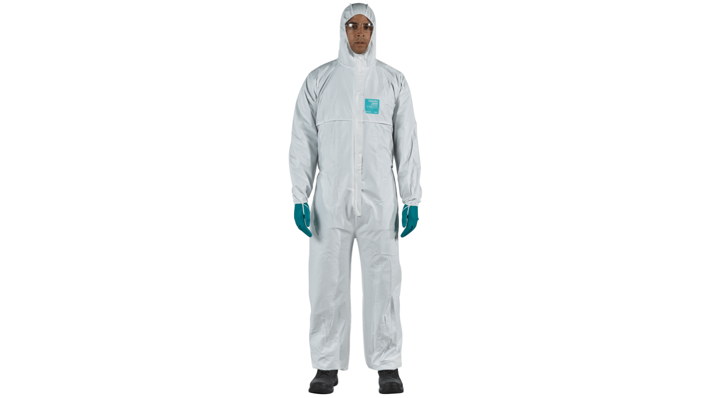 Ansell White Coverall, EN 1073-2, EN 1149-5, EN 14126, M