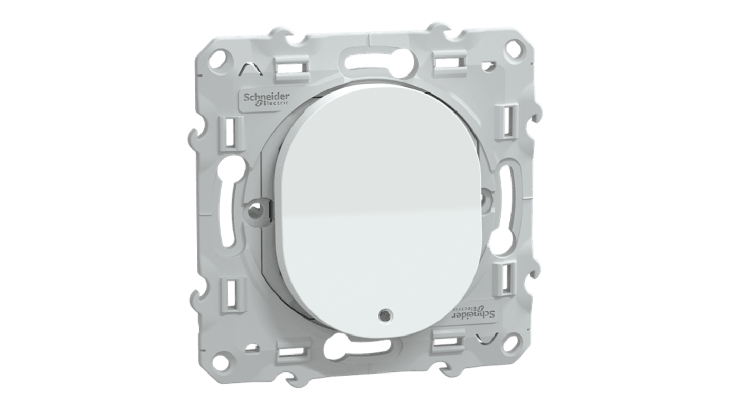Schneider Electric S320 Series Push Button Switch, Push to Make, Flush Mount, 250V, IP21D
