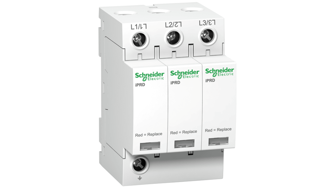 Schneider Electric Surge Arrester, 20kA, 350V ac, Clip-On Mount