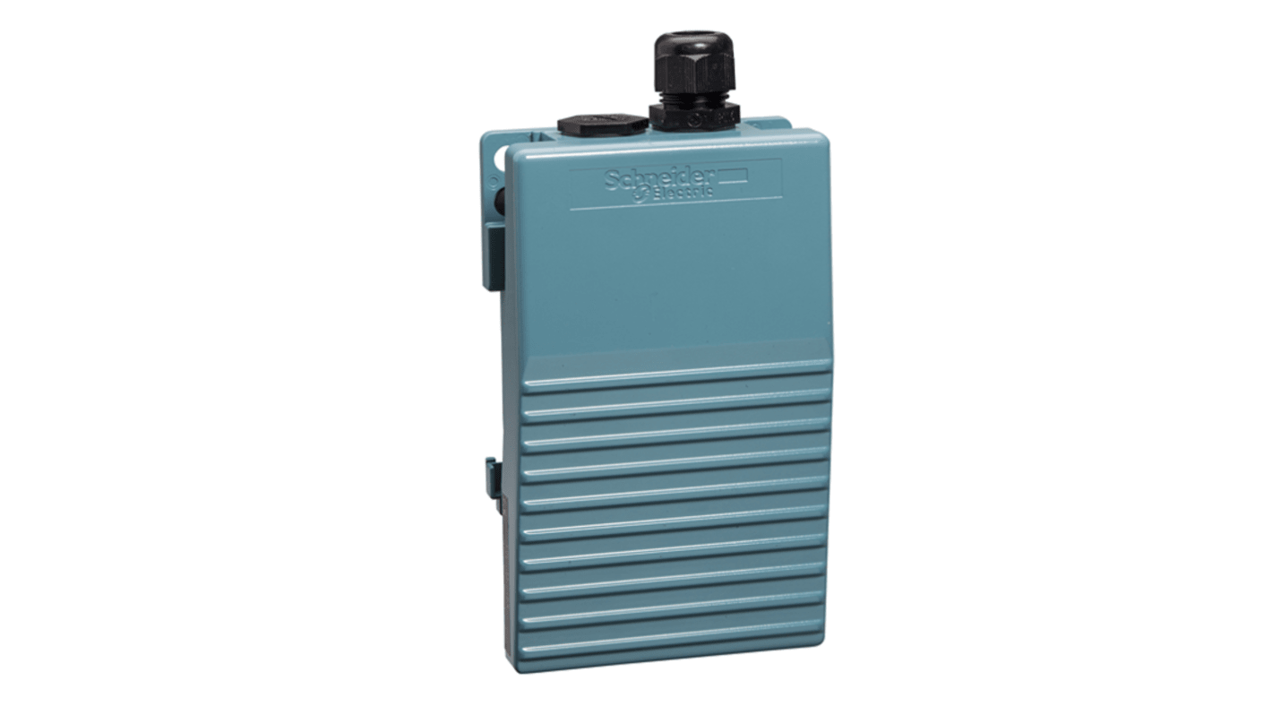Schneider Electric Foot Switch 2 Step Foot Switch - Metal Case Material, 2 NC + 2 NO, 3A Contact Current, 240V Contact