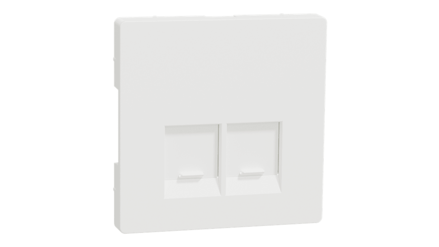 Schneider Electric White 2 Gang Cover Plate