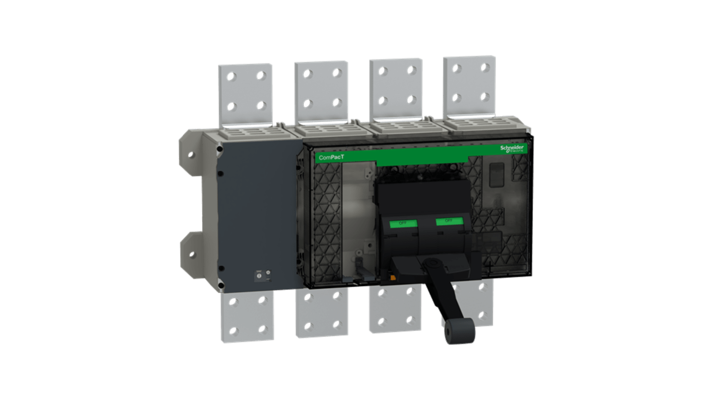 Schneider Electric Fuse Switch Disconnector, 4 Pole, 2500A Max Current