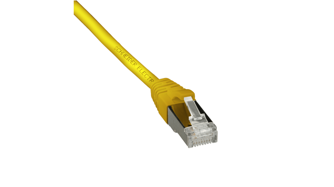 Schneider ElectricActassi, 500mm Cat6, Yellow, F/UTP Shielded, Terminated Polyethylene Sheath
