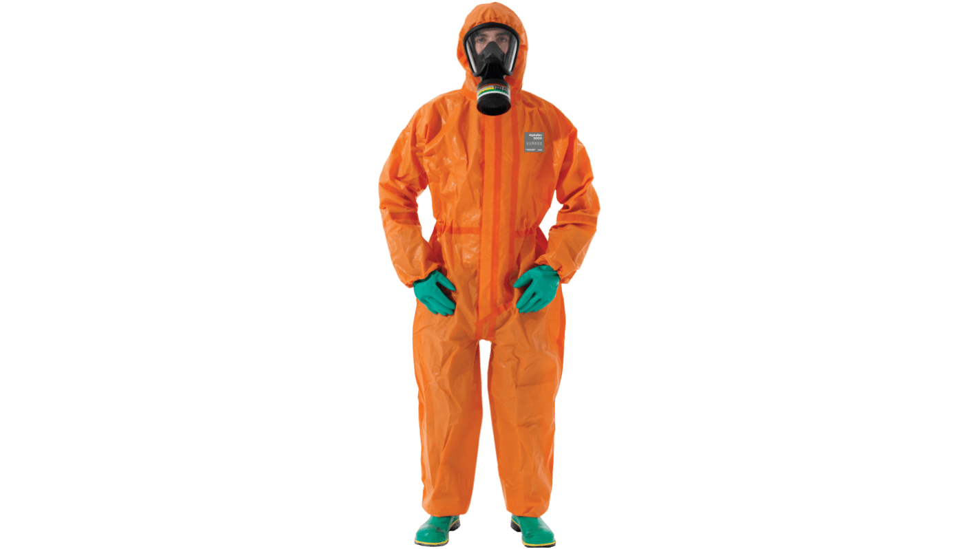 Ansell Orange Coverall, EN 1073-2, EN 1149-5, EN 14126, S