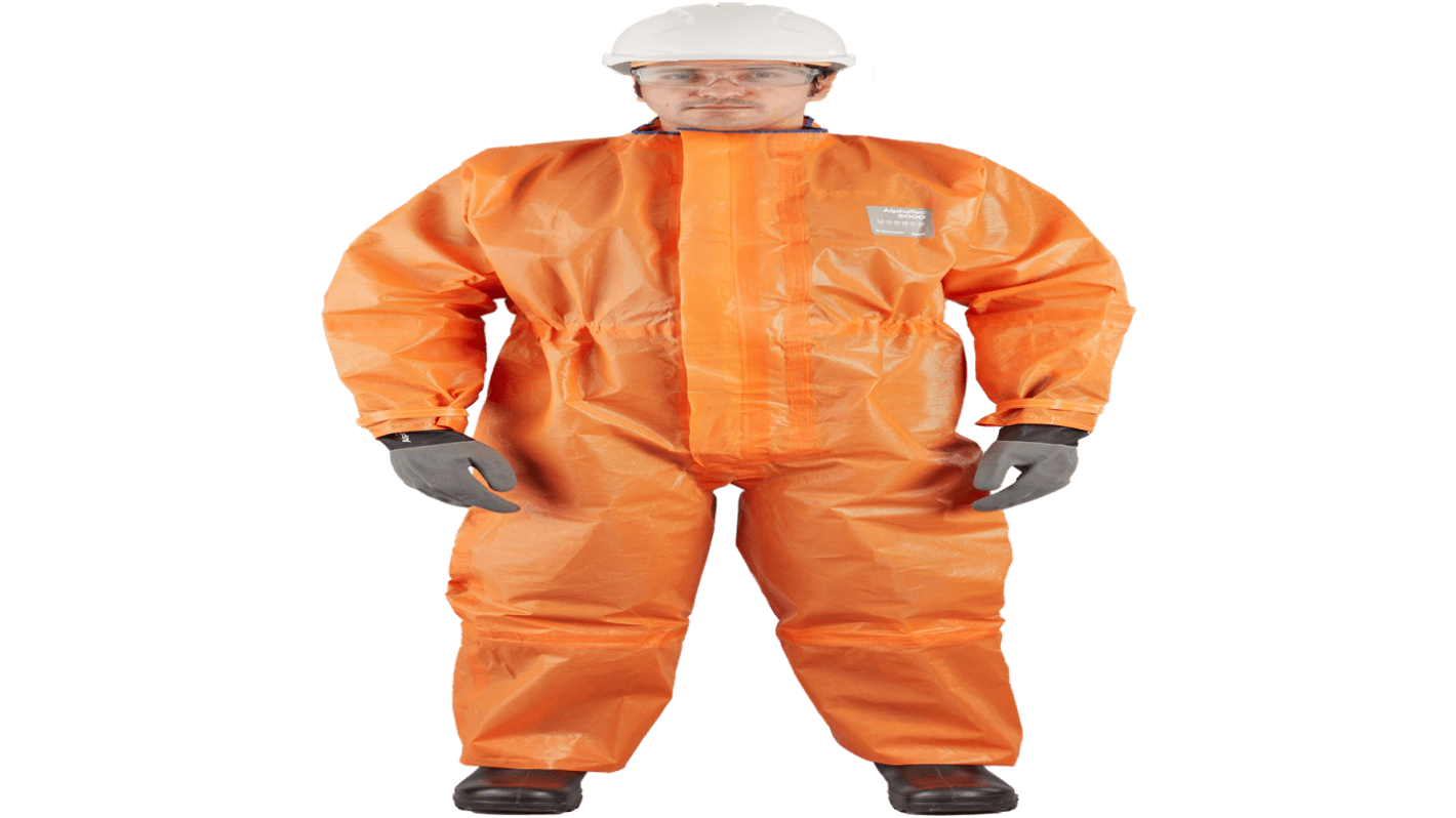 Ansell Orange Coverall, EN 1073-2, EN 1149-5, EN 14126, M