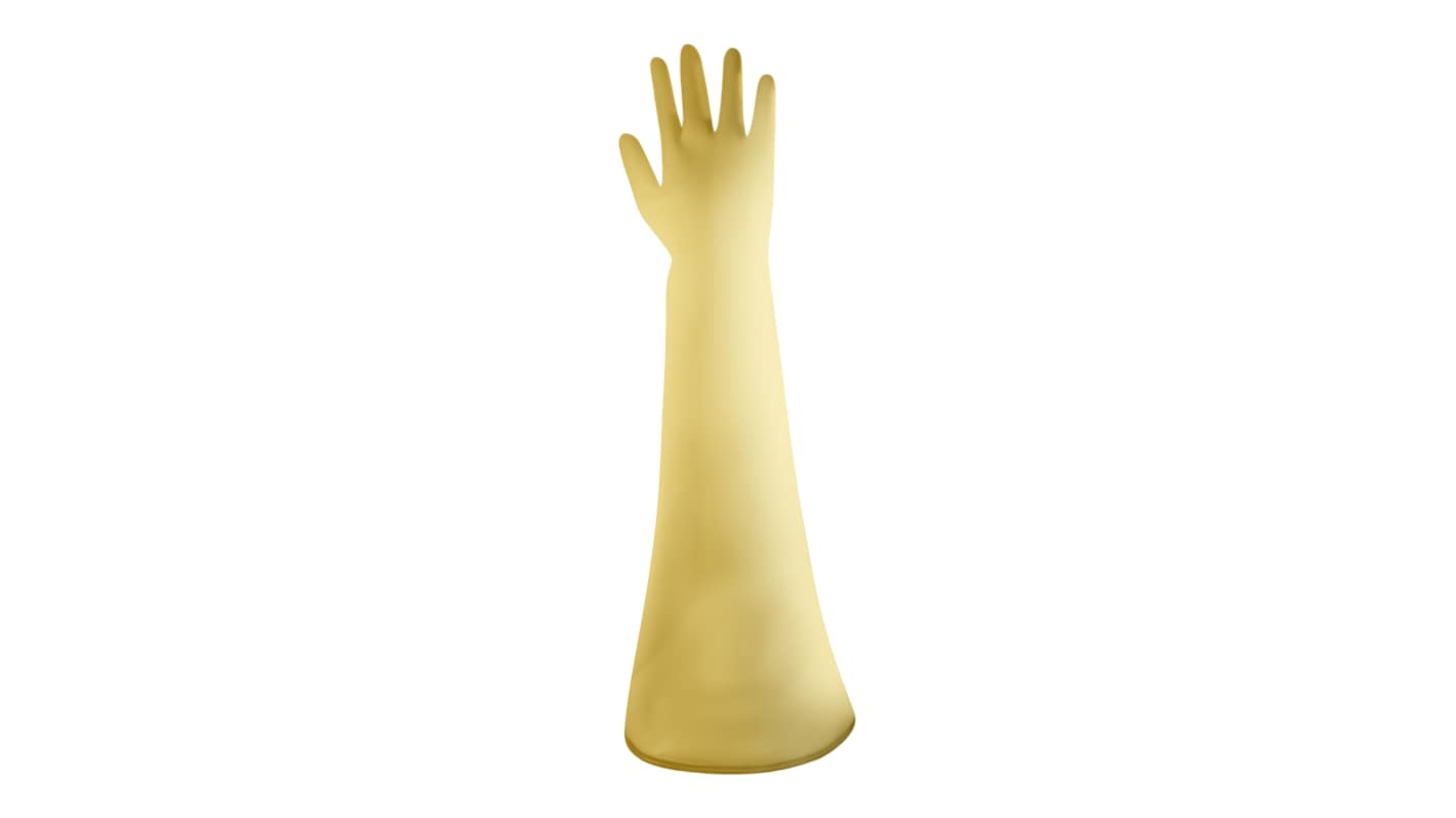 Ansell AlphaTec 55-101 Natural Natural Rubber Latex Abrasion Resistant, Tear Resistant Work Gloves, Size 8