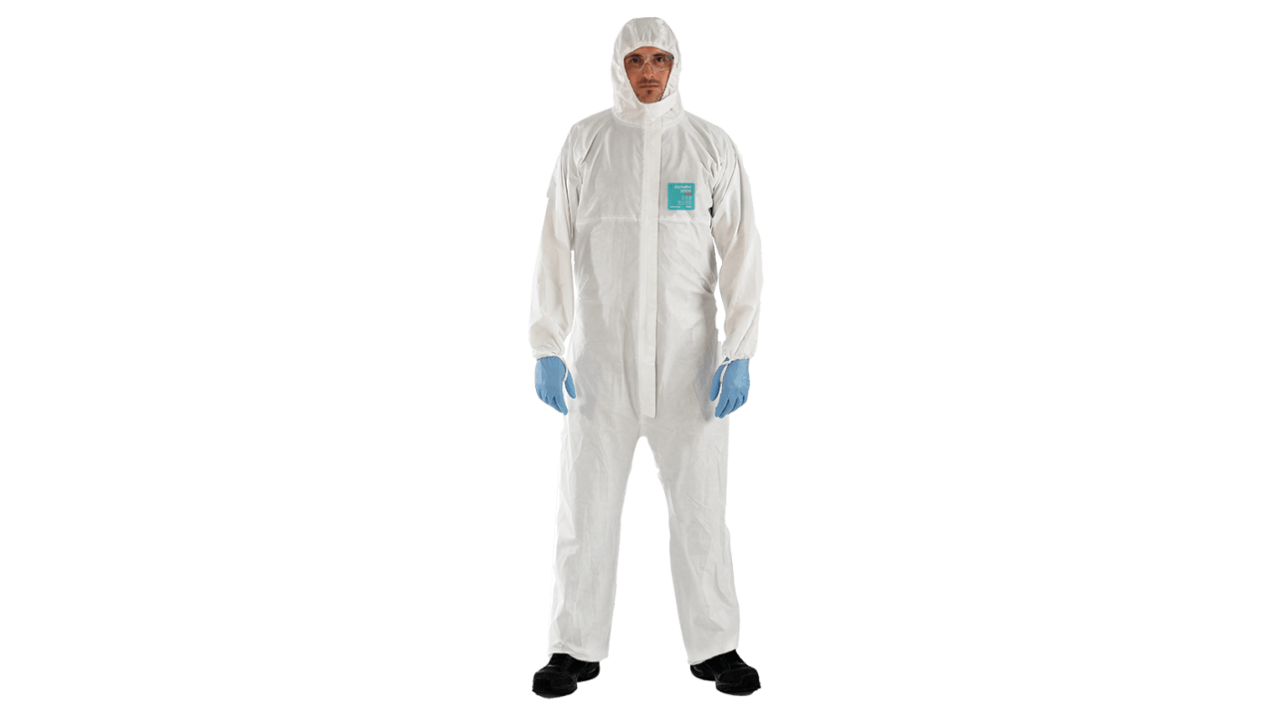 Ansell White Coverall, EN 1073-2, EN 1149-5, EN 14126, XXXXXL
