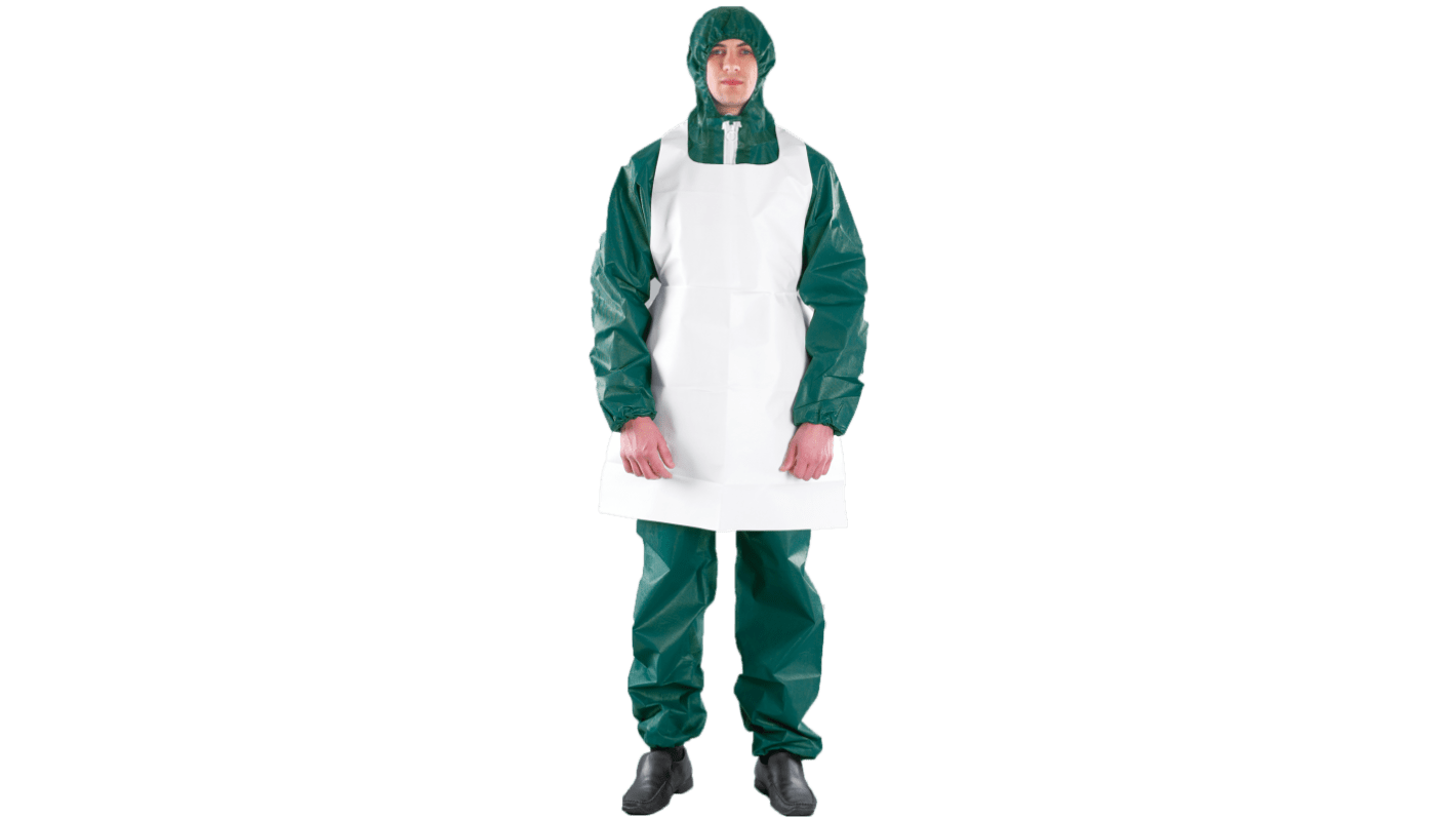 Ansell White Coverall, EN 1073-2, EN 1149-5, EN 14126, One Size