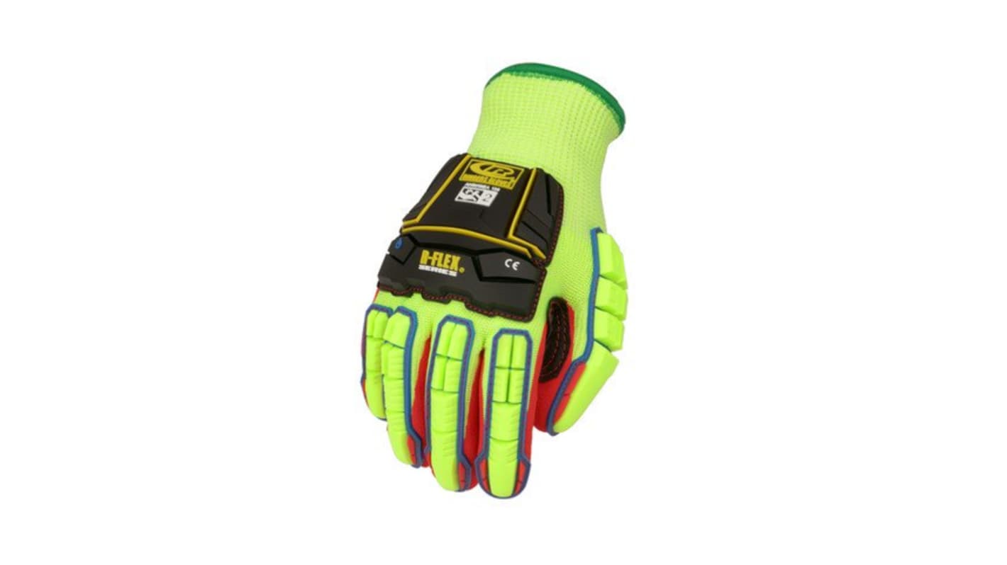 Ansell Ringers R-085 Red HPPE Abrasion Resistant, Cut Resistant Gloves, Size 10, Nitrile Coating