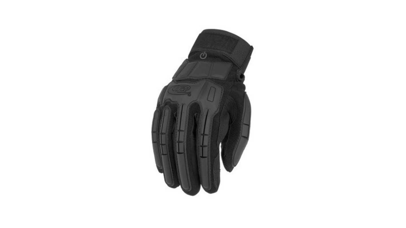 Ansell Ringers R-163 Black Leather Cut Resistant, Impact Protection Gloves, Size 13, Thermoplastic Rubber Coating