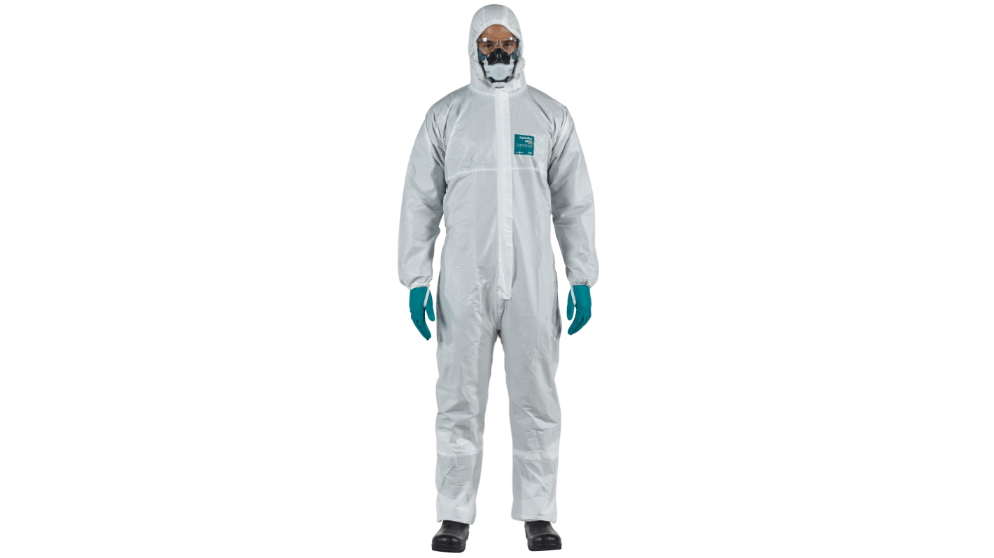 Ansell White Coverall, EN 1073-2, EN 1149-5, EN 14126, M