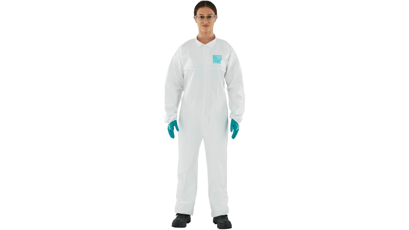 Ansell White Coverall, EN 1073-2, EN 1149-5, EN 14126, XL
