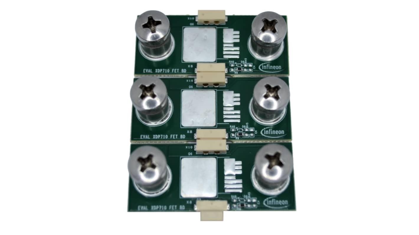 Infineon EVALXDP710FETBDTOBO1 Evaluation Board for Three MOSFET Adapter Boards Without MOSFET for Evaluation Of