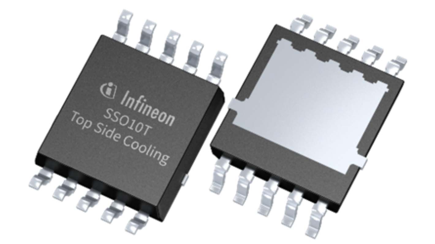 Infineon N沟道增强型MOS管, Vds=40V, 230, PG-LHDSO-10-1, 贴片安装, 10引脚, IAU系列